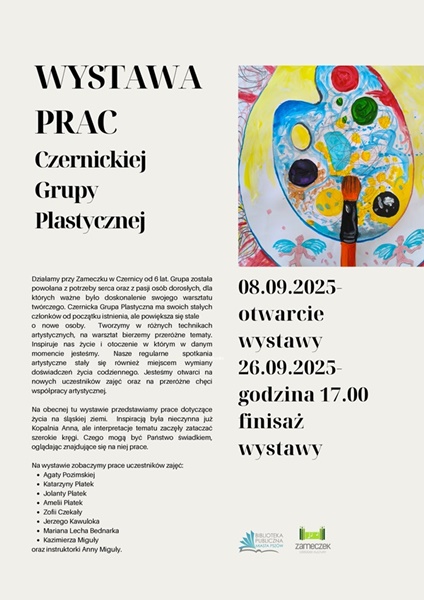 Wystawa prac Czernickiej Grupy Plastycznej1