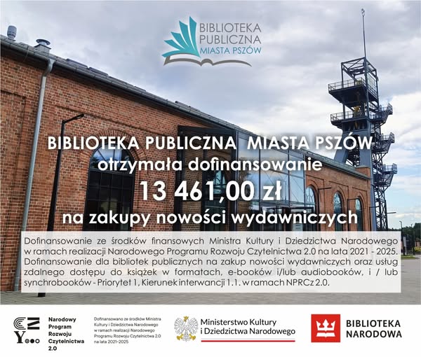 Biblioteka z dofinansowaniem na nowości wydawnicze
